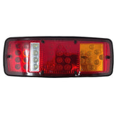 33 LED Truck Rectangle 3 Color Tail Light Bar Waterproof Turn Signal Brake Reverse Running Taillight for Truck Boat Trailer Pickup RV Camper UTV UTE Vans (2PCS) 12V